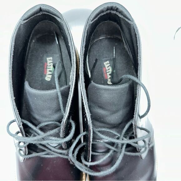 Eastland Shoes Mens 13 Black Landon Chukka Lace-Up Almond Toe Boots - Picture 12 of 12